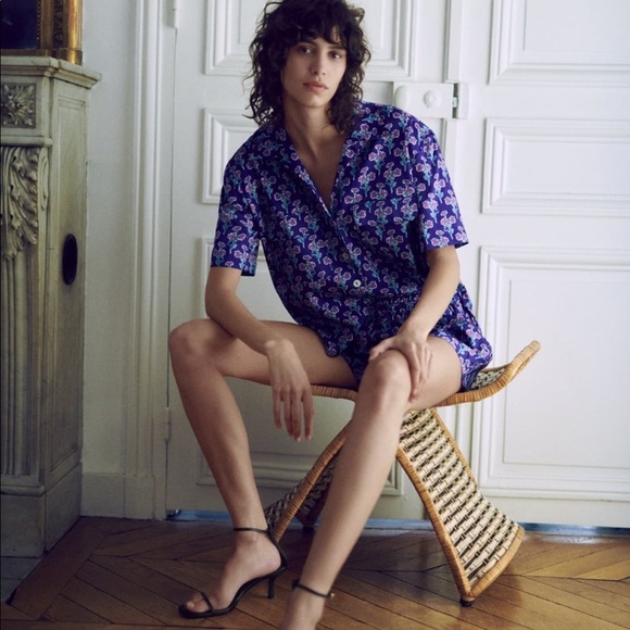 ZARA Floral Print Shorts - Picture 3 of 4